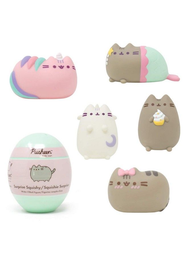 Pusheen [Surprise Capsule Series] Cute Water Filled Squishy Toy [Birthday Gift Bags, Party Favors, Gift Basket Filler, Stress Relief Toys] 1 Pc. (Mystery Blind Capsule)