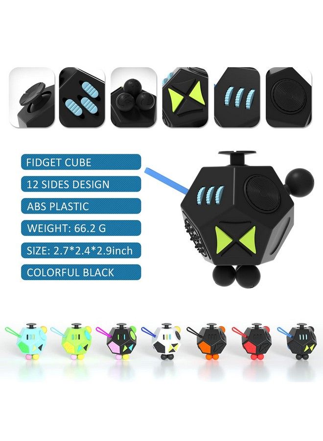 Fidget Dodecagon 12 Side Fidget Toy Cube Relieves Stress And Anxiety Anti Depression Cube For Children And Adults With Adhd Add Ocd Autism