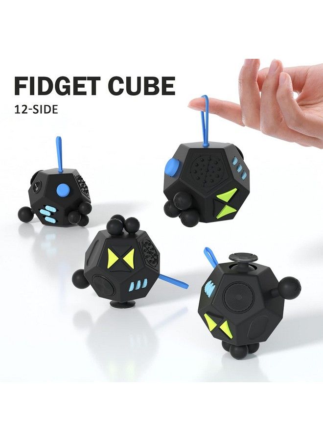 Fidget Dodecagon 12 Side Fidget Toy Cube Relieves Stress And Anxiety Anti Depression Cube For Children And Adults With Adhd Add Ocd Autism