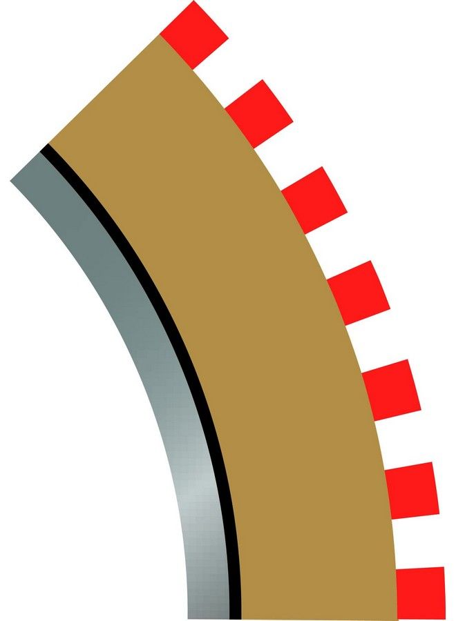 C8228 Borders Tan Outer Radius 45 Degrees