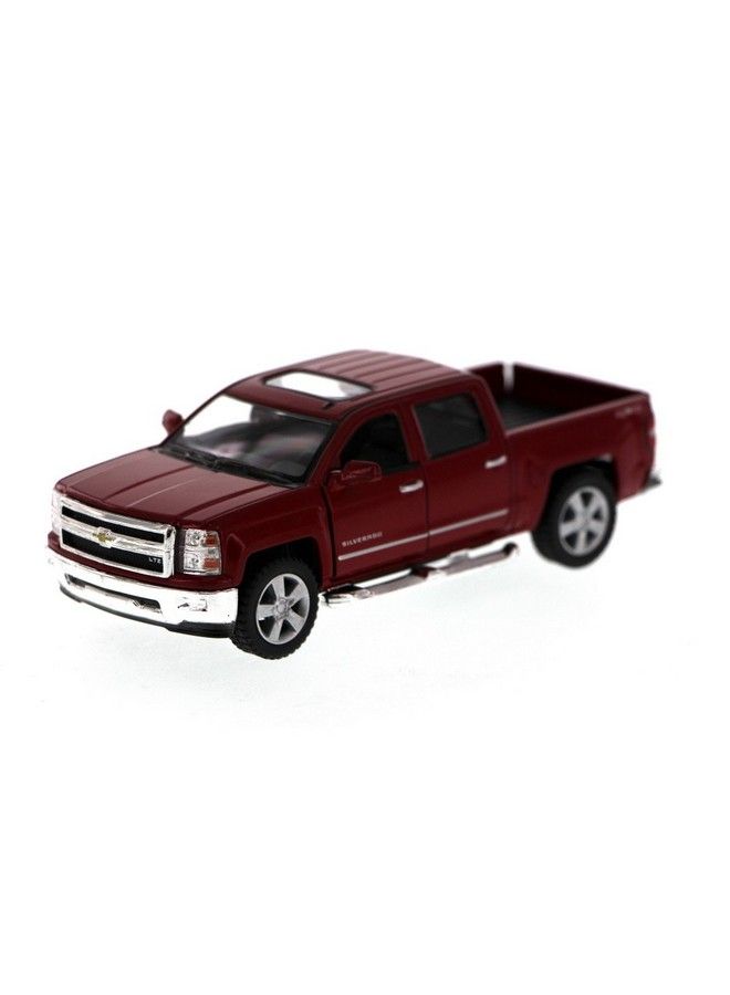 Chevy Silverado (2014) Ltz Crew Cab 4X4 1/46 Scale Diecast Metal Model Red