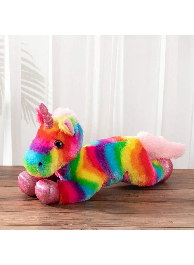 Plush Unicorn Stuffed Animals Rainbow Unicorn Toy Holiday Birthday Gift For Girls 16 Inch