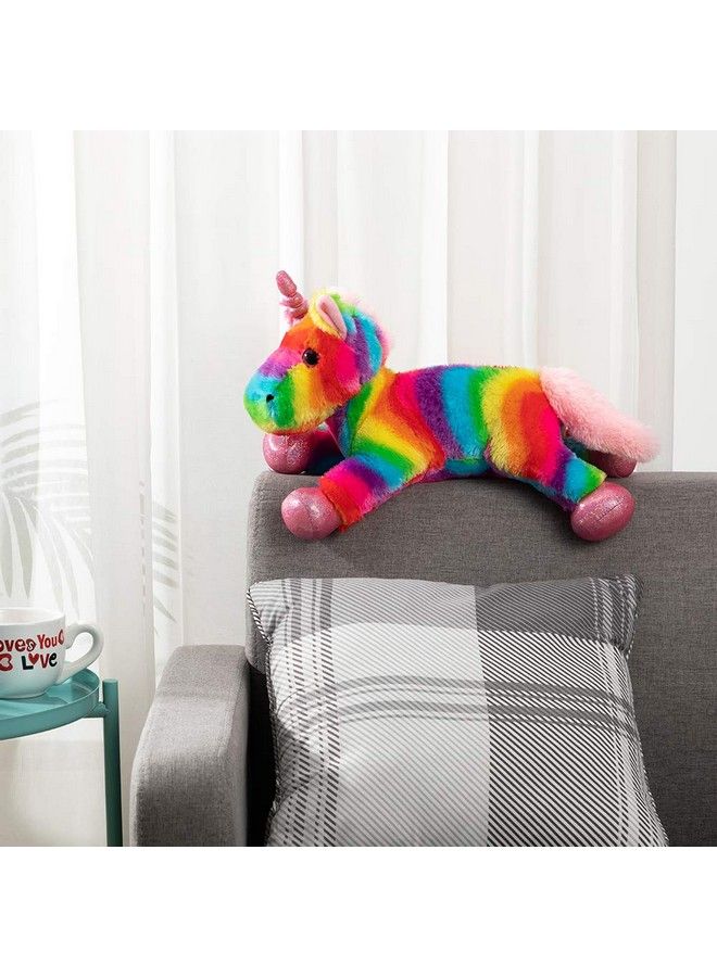 Plush Unicorn Stuffed Animals Rainbow Unicorn Toy Holiday Birthday Gift For Girls 16 Inch