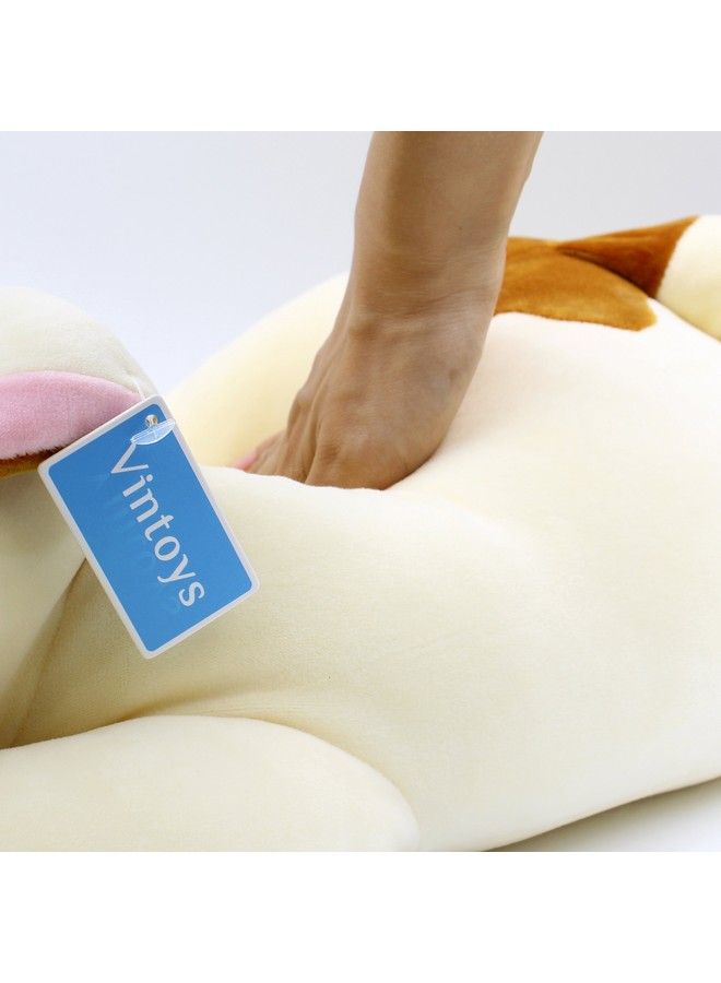 Very Soft Cat Big Hugging Pillow Plush Kitten Kitty Stuffed Animals Brown 23.5