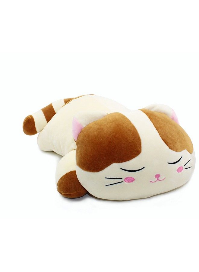Very Soft Cat Big Hugging Pillow Plush Kitten Kitty Stuffed Animals Brown 23.5