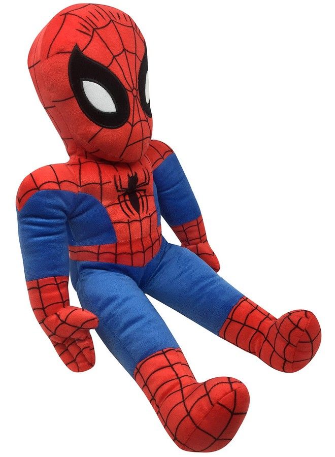 Marvel Super Hero Adventures Toddler Spiderman Plush Stuffed Pillow Buddy Super Soft Polyester Microfiber, 20 Inch (Official Marvel Product)