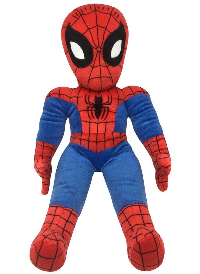 Marvel Super Hero Adventures Toddler Spiderman Plush Stuffed Pillow Buddy Super Soft Polyester Microfiber, 20 Inch (Official Marvel Product)