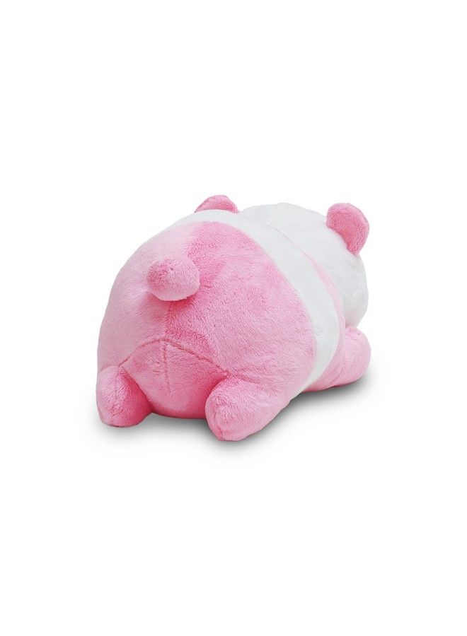 Pink Panda Bear Plushie 12 Inches Panda Pillow For Boys And Girls Squishy Plush Toy Stuffed Animal Kawaii Cute Japanese Anime Style Gift