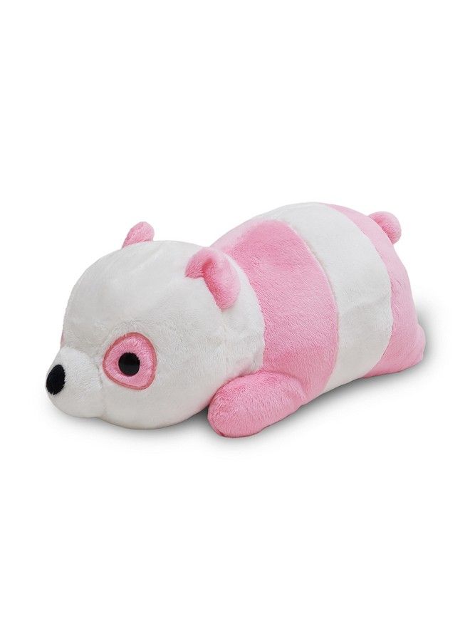 Pink Panda Bear Plushie 12 Inches Panda Pillow For Boys And Girls Squishy Plush Toy Stuffed Animal Kawaii Cute Japanese Anime Style Gift