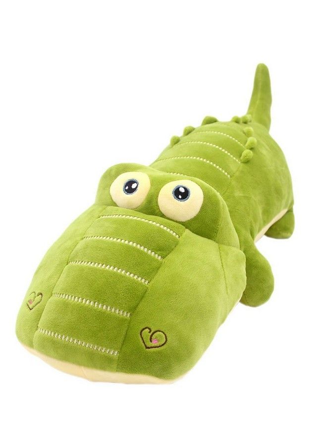 Crocodile Plush Toy Stuffed Animal 26 Inch Green Large Giant Alligator Animal Stuffed Plushies Super Soft Cute Cuddly Pillow Cushion Stuff Dolls Xmas Gift For Children Kids Boys Girls, 26Inches