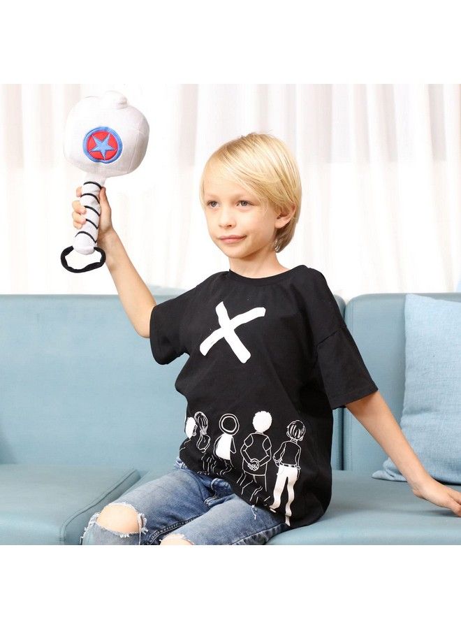 Marvel Legends Thor Hammer Toy Plush Pillow Buddy Kids Cosplay Toy 11“