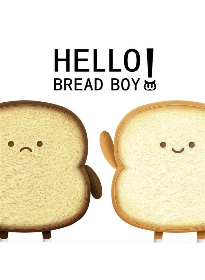 Toast Bread Pillow Funny Food Plush Toy Pillows Small Cute Stuffed Plush Toast Sofa Pillow (Toast Bread,Golden)
