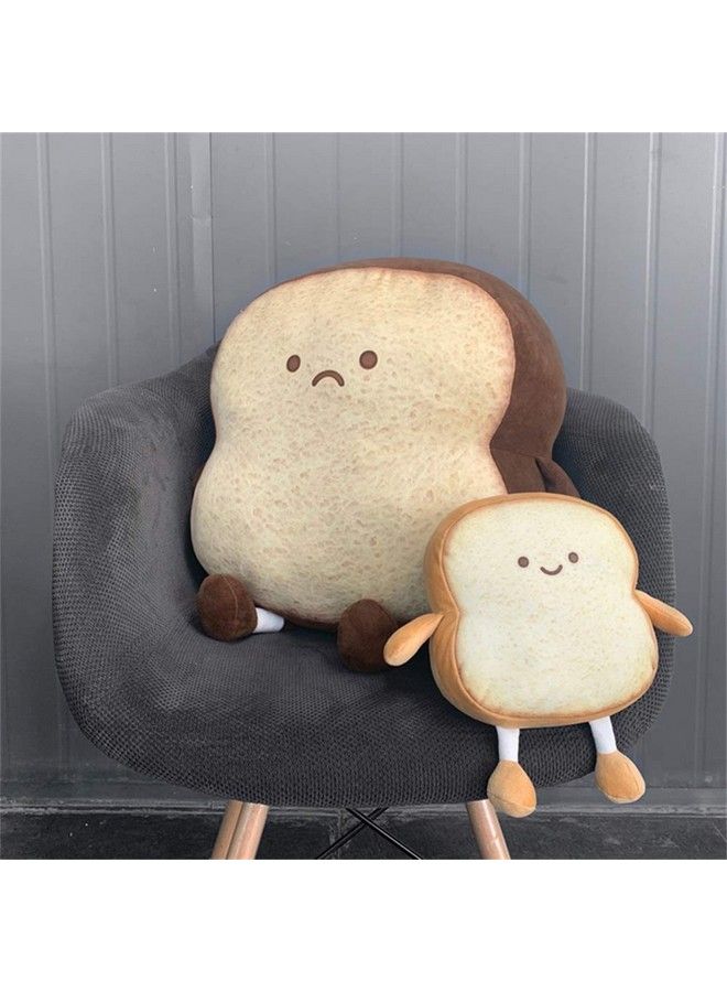 Toast Bread Pillow Funny Food Plush Toy Pillows Small Cute Stuffed Plush Toast Sofa Pillow (Toast Bread,Golden)