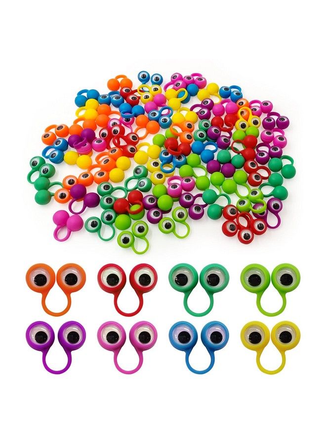Eye Finger Puppets Googly Eye Finger Puppets Wiggly Eyeball Finger Puppet Rings Eye Finger Toy Kids Party Favor 8 Colors A Pack Of 80