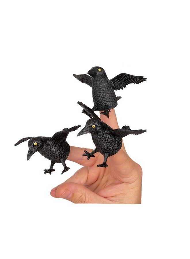 3 Pack Finger Crows Finger Puppets