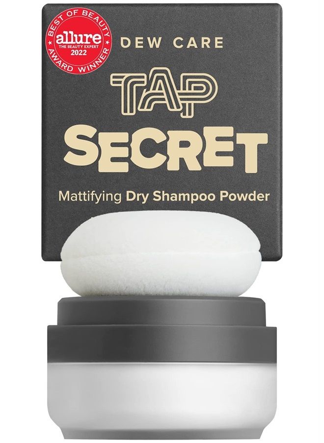 I Dew Care Dry Shampoo Powder - Tap Secret | With Black Ginseng, Non-aerosol, Benzene-free, Mattifying Root Boost, Fuller Looking Dry Hair Shampoo, No White Cast, Travel Size Dry Shampoo Woman, Gifts,