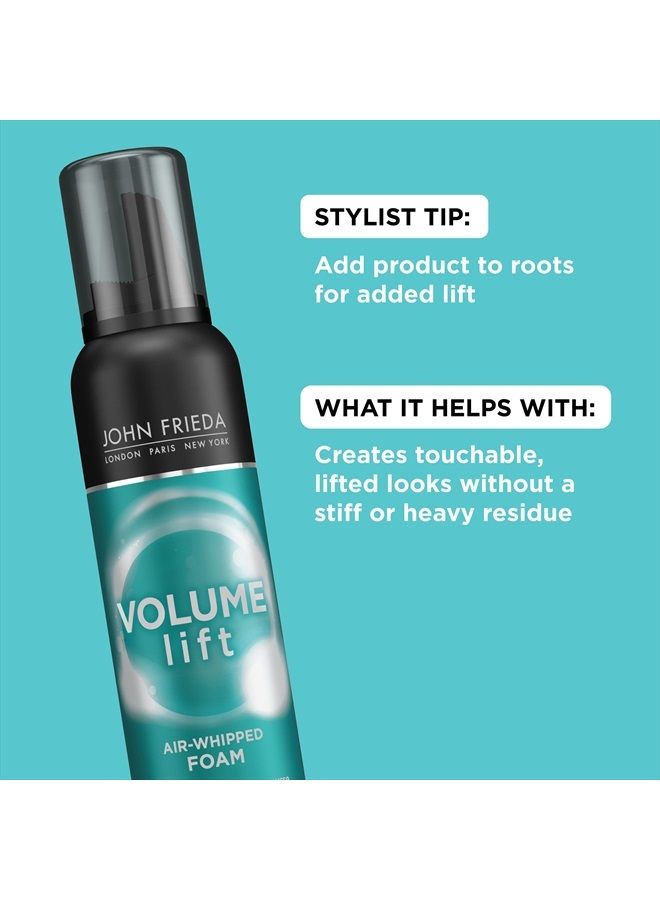 Volume Lift Air Whipped Foam for Lightweight Fullness, Fine Hair Nourishing Mousse for Natural Volume, 7.5 Ounces, Formulated with Air-Silk Technology