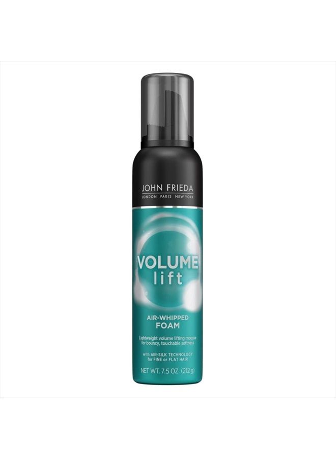 Volume Lift Air Whipped Foam for Lightweight Fullness, Fine Hair Nourishing Mousse for Natural Volume, 7.5 Ounces, Formulated with Air-Silk Technology