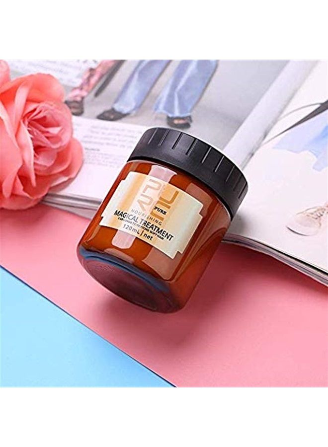 120ml Magical Hair Treatment Mask 5 Seconds Repairs Damage Hair Advanced Molecular Hair deep Conditioner Roots Treatment Return Bouncy Restore Elasticity Hair Care Essence