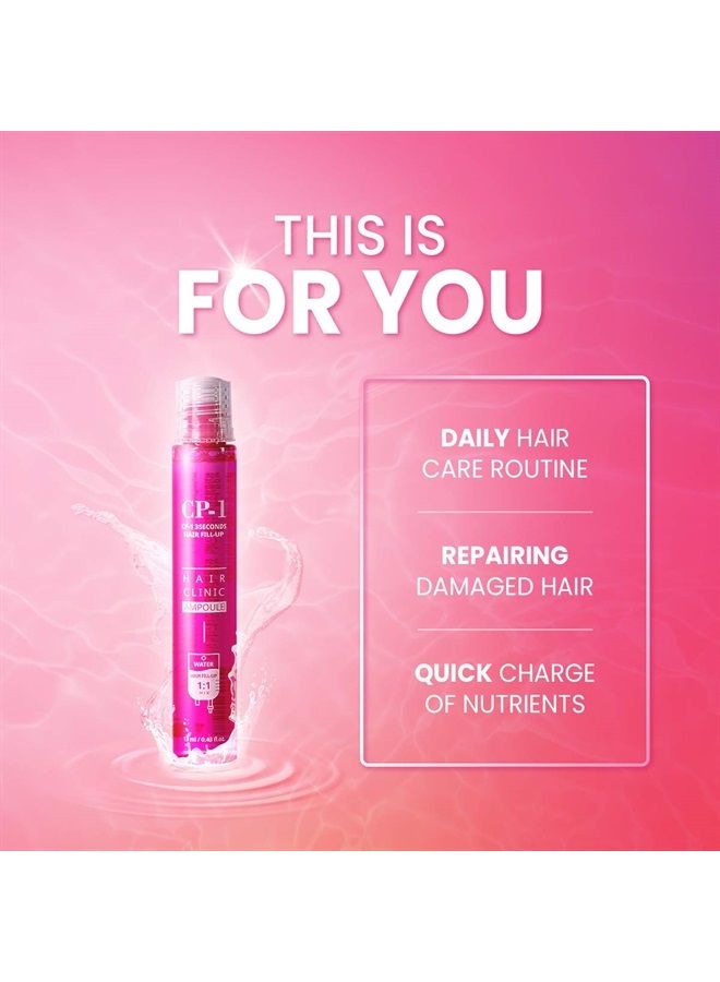 3 Seconds Hair Fill-Up Mask Ampoule 170ml / 5.74 fl oz for Extrem Damaged Hair, Broken Hair