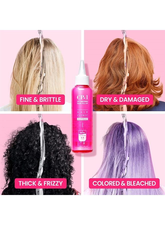 3 Seconds Hair Fill-Up Mask Ampoule 170ml / 5.74 fl oz for Extrem Damaged Hair, Broken Hair