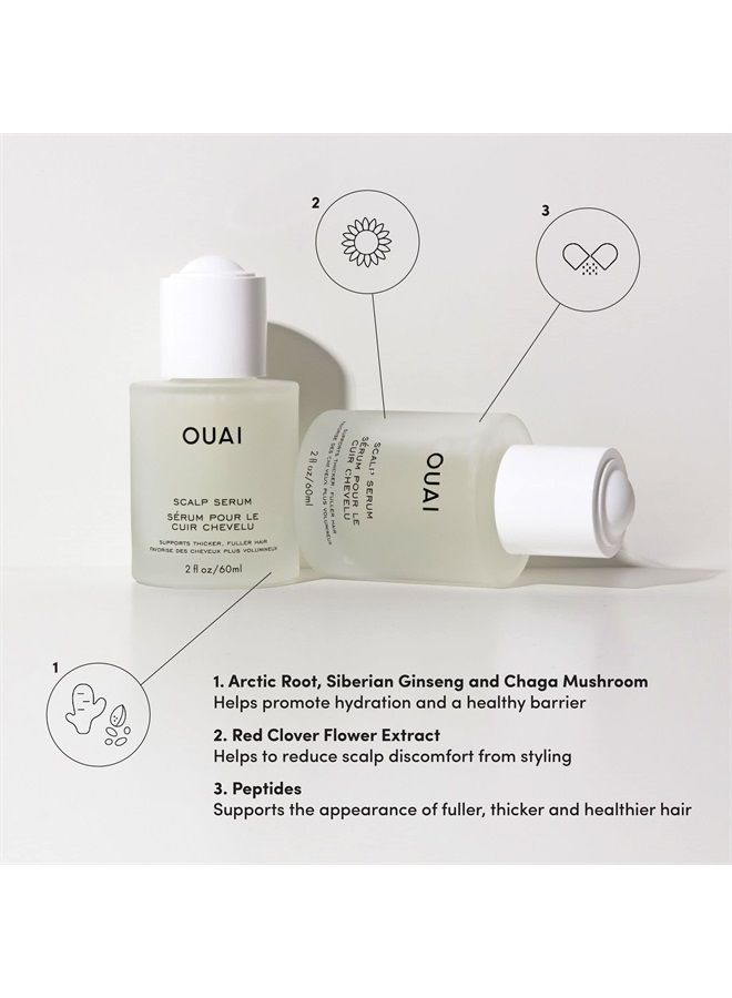 Scalp Serum with Balancing, Hydrating Formula for Thicker and Fuller Looking Hair (2 Fl Oz)