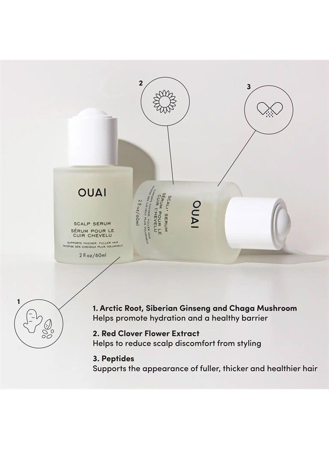 Scalp Serum with Balancing, Hydrating Formula for Thicker and Fuller Looking Hair (2 Fl Oz)