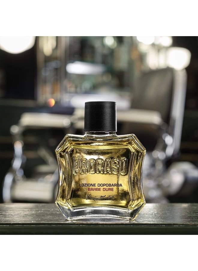 After Shave Lotion, Moisturizing and Nourishing for Coarse Beards with Sandalwood Oil and Shea Butter, 3.4 Fl Oz