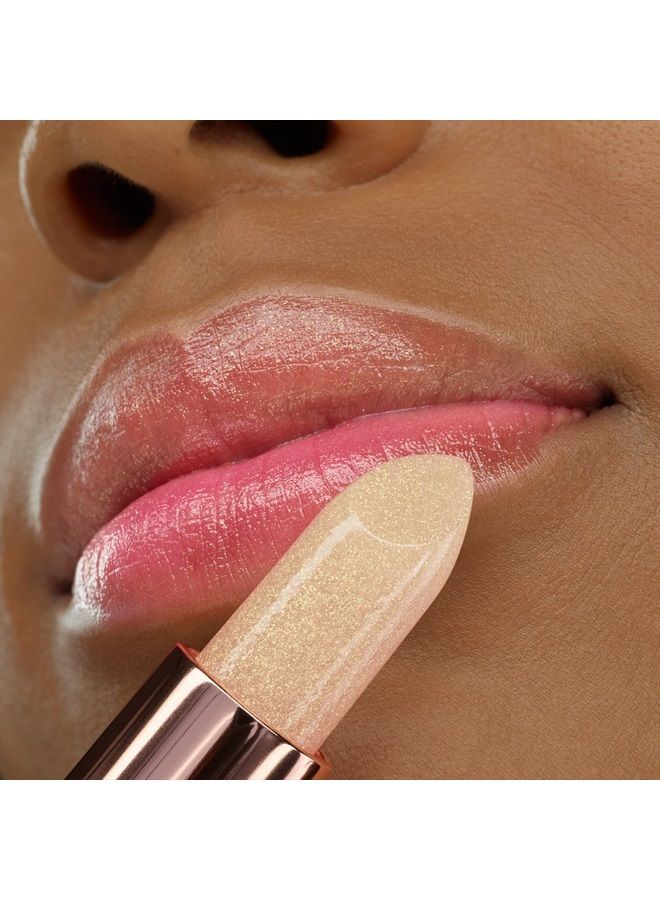 Sparkle Glow Lip Balm | Color Changing PH Reacting Lip Balm with Shimmer Finish | Natural Pink Glow | Vegan & Cruelty Free (010 | From Glow To Wow)
