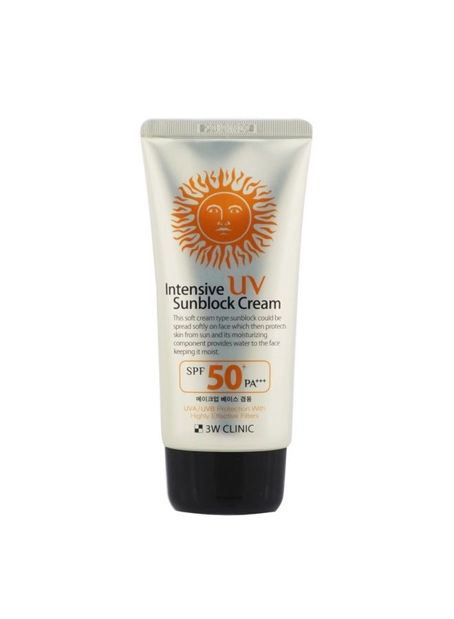 Dodo 3W Clinic Intensive UV Sunblock Cream SPF50+/PA+++ 70ml