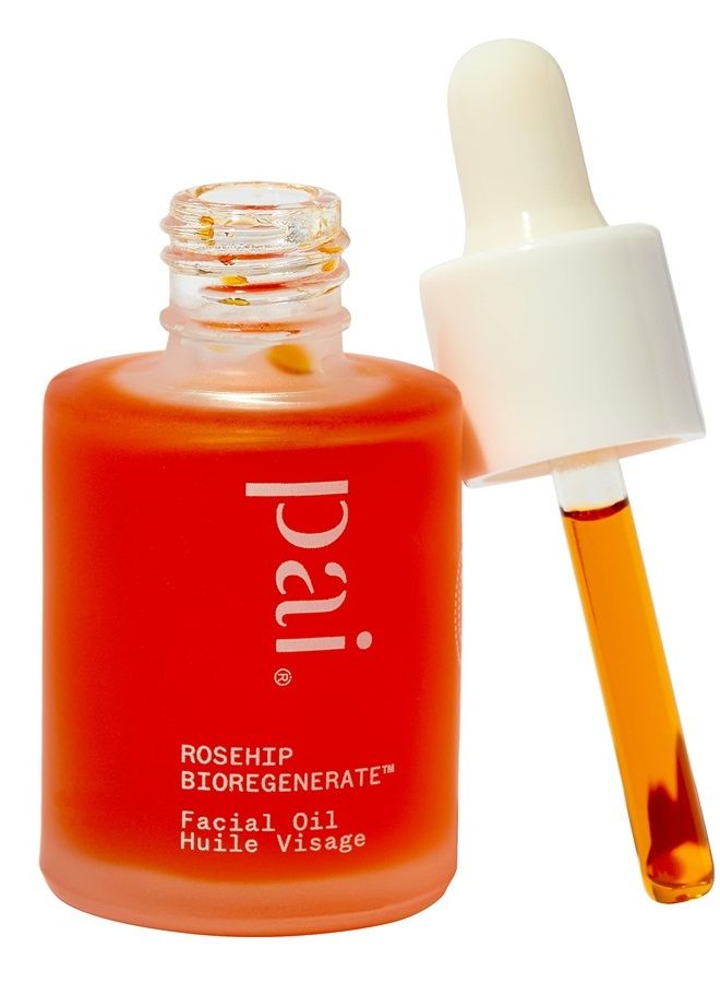 Organic Rosehip BioRegenerate Universal Facial Oil | Natural, Vegan, Sensitive Skincare (0.34 fl oz | 10 mL)