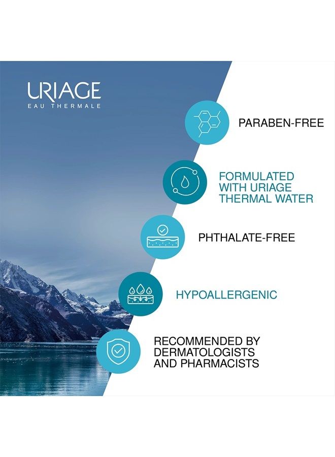 URIAGE Aluminum-Free Deodorant 24hr 1.7 fl.oz. | Gentle Roll-On Protection for Excessive Armpit Sweat | Men and Women | Combats Odor and Provides a Fresh, Clean Feeling for 24hr