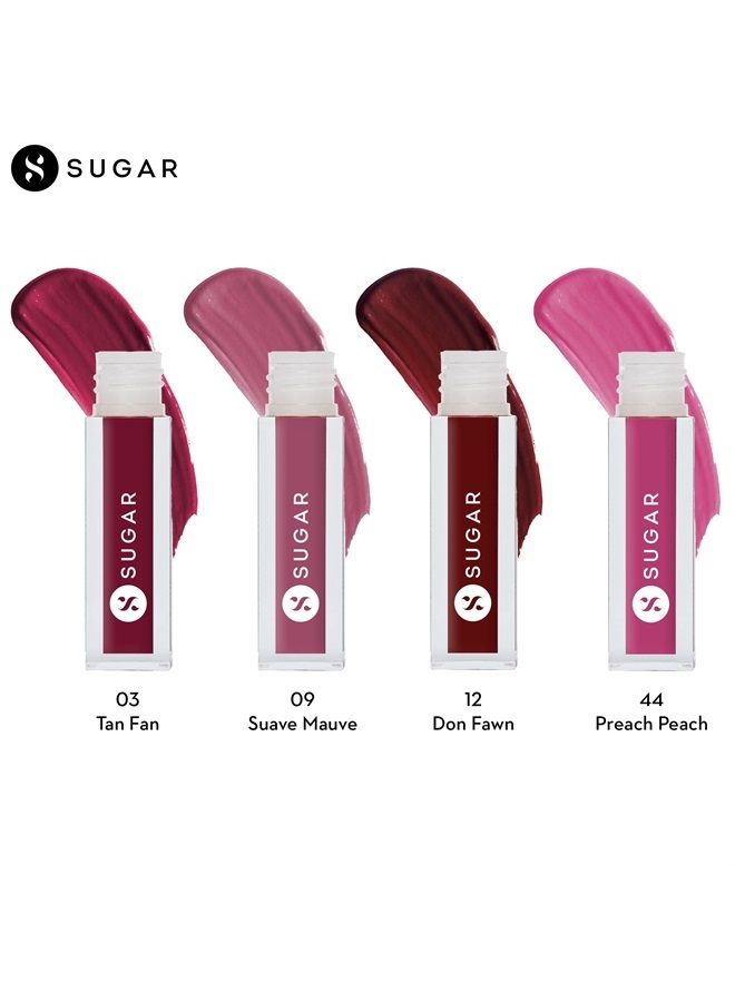 Smudge Me Not Liquid Mini Lipstick Gift Set (Nude)
