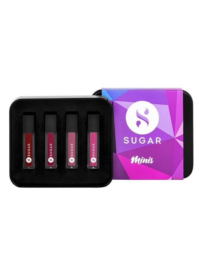 Smudge Me Not Liquid Mini Lipstick Gift Set (Nude)