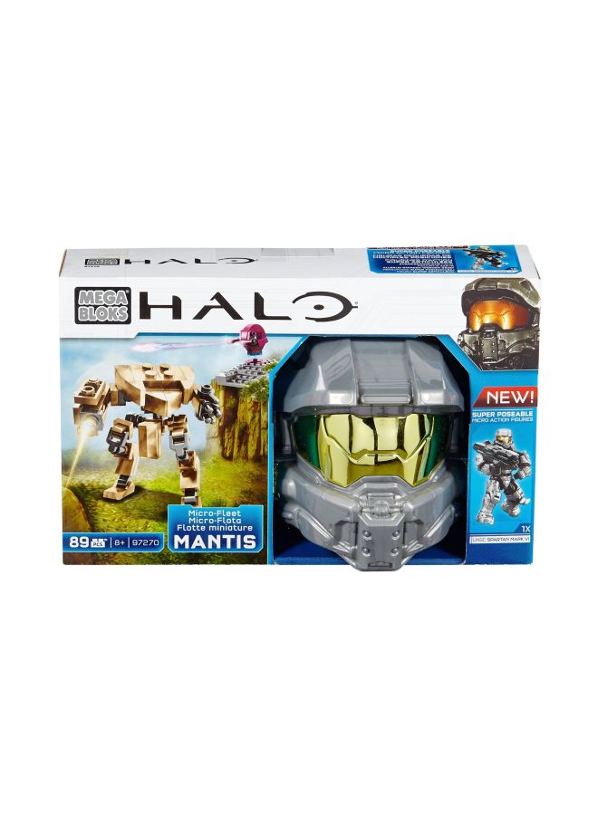 DBB12 89-Piece Halo Micro-Fleet Mantis Invasion Building Set Toy DBB12 89 8+ Years