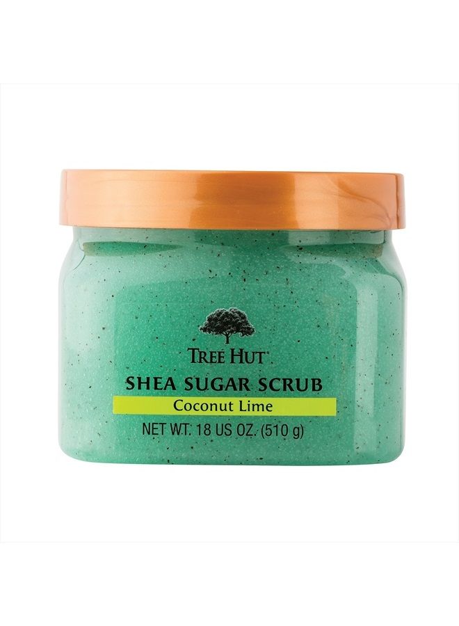 Shea Sugar Body Scrub Coconut Lime 18 oz