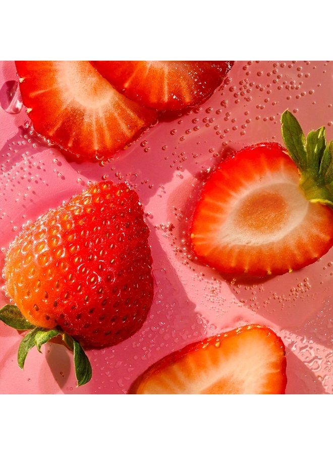 100% Natural & Organic Lip Balm- Strawberry Sorbet, Dermatologist Recommended for Sensitive Skin, All-Day Moisture, 0.14 oz, 2 Pack