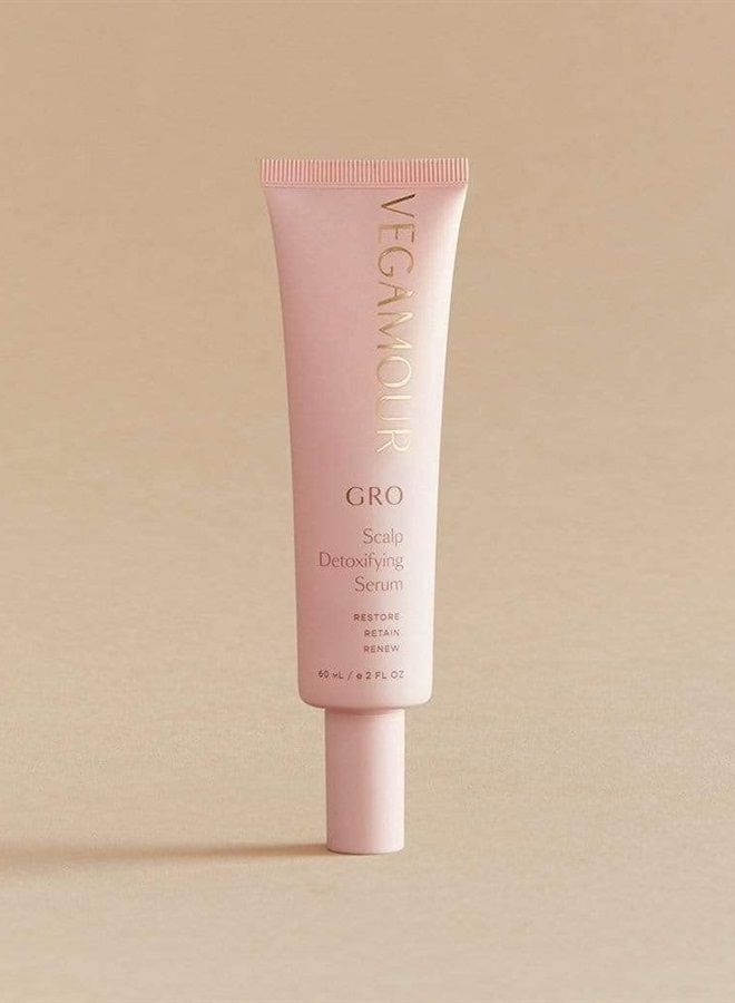 GRO Scalp Detoxifying Serum - Scalp Exfoliator Hair Serum with Zinc PCA, Omega 6 & 9 and Caffeine - Scalp Serum