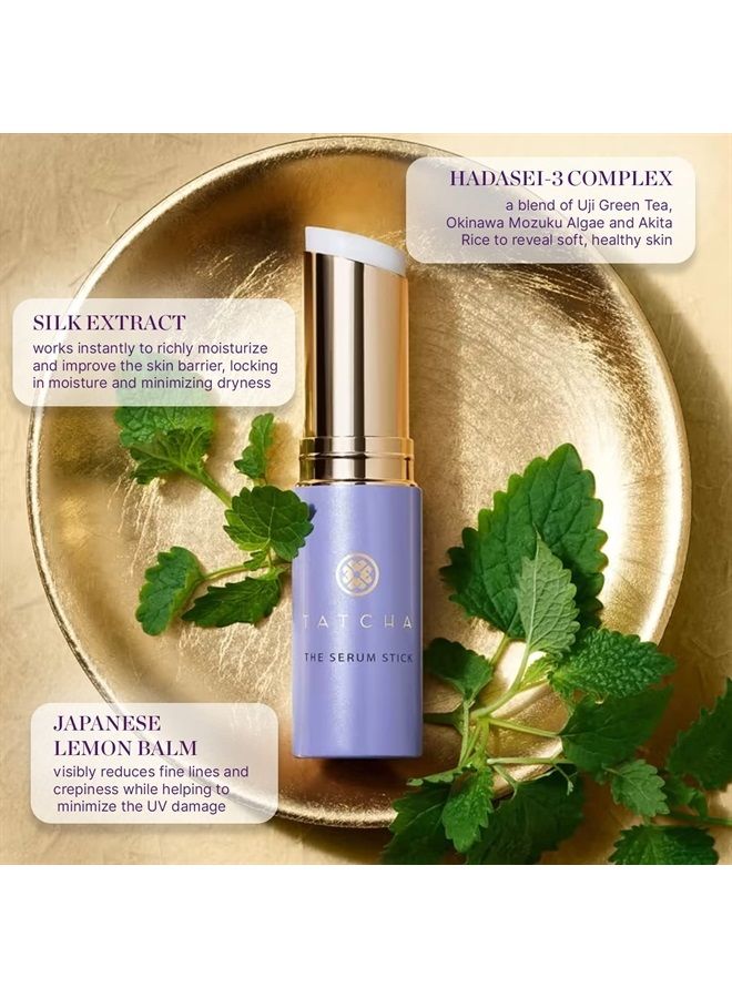 Tatcha The Serum Stick | Smooth Dry Fine Lines Instantly & Over Time, 8 G | 0.28 oz
