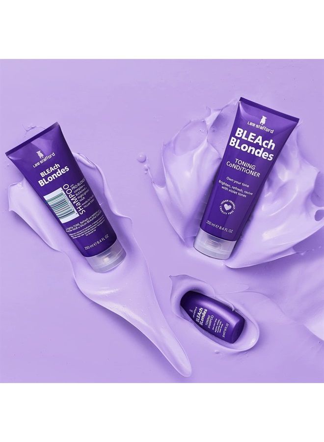 Bleach Blondes Purple Toning Shampoo - A weekly violet toning shampoo for Blondes