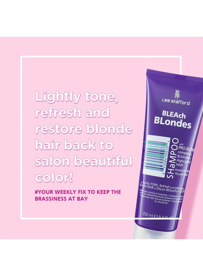 Bleach Blondes Purple Toning Shampoo - A weekly violet toning shampoo for Blondes