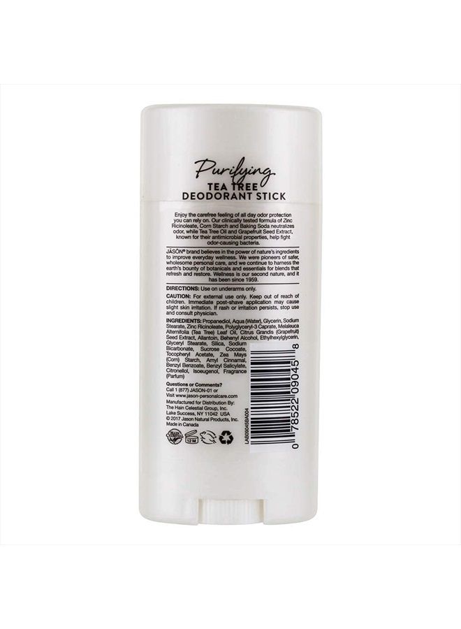 Jason Purifying Tea Tree Deodorant Stick - 2.5 oz