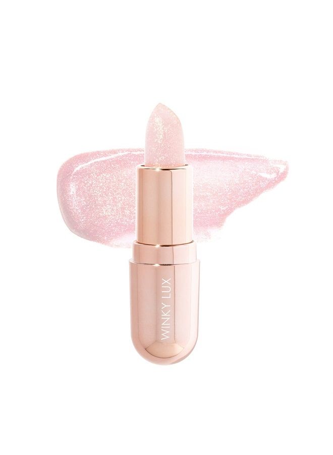 Glimmer Balm, pH Tinted Lip Balm, Color Changing Lipstick and Vegan Hydrating Lip Balm, Rose