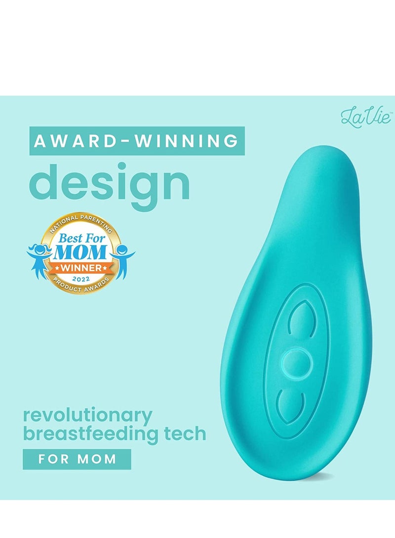 Lactation Massager for New Mothers Pumping Support For Clogged Ducts Milk Flow Teal