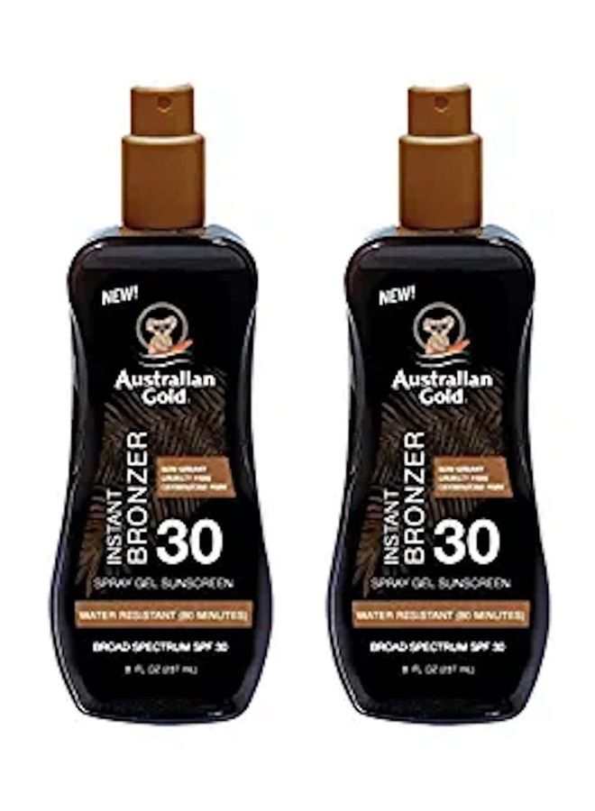 Spf#30 Spray Gel With Bronzer 8 Ounce (237ml) (2 Pack)