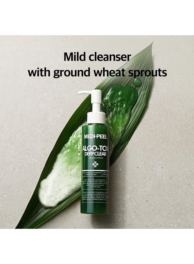 MEDI-PEEL Algo-Tox Deep Clear Facial Cleanser 5.07 fl oz / 150ml | 5 Peptide Balance Facial Cleanser, Vegetable Extracts, High Concentrated | Korean Skincare, For Sensitive Skin