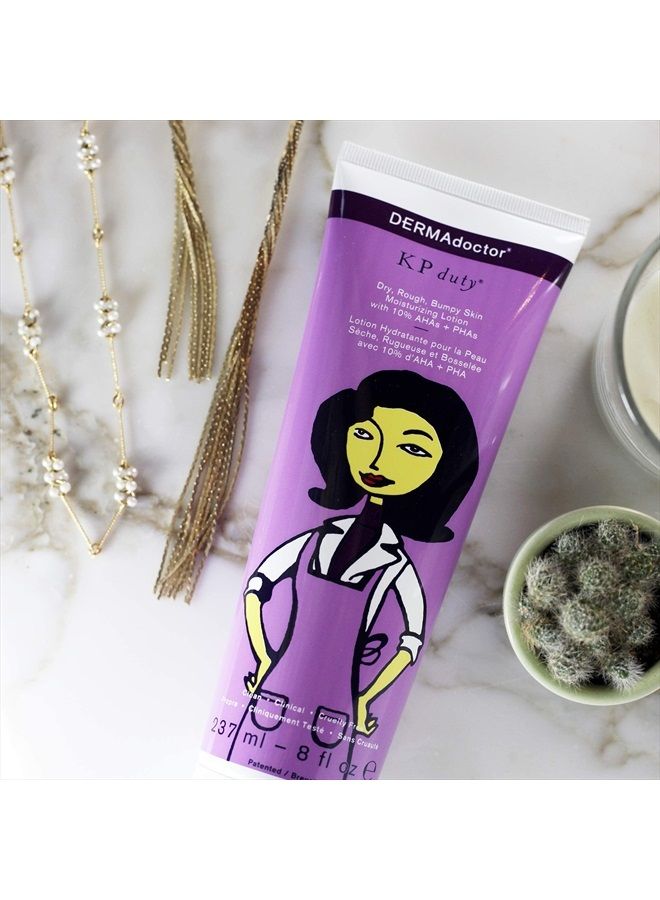 KP Duty Dry Skin Duo for Keratosis Pilaris + Dry, Rough + Bumpy Skin with 10% AHAs + PHAs