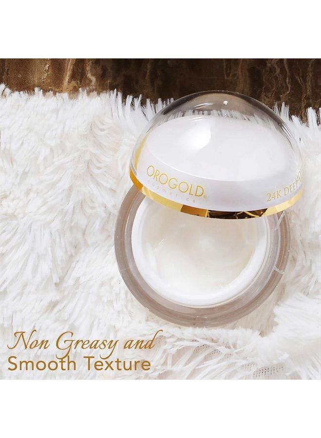 24K Luxe Day Cream - Anti-Aging Gold Flecked Multivitamin Facial Cream - Day Moisturizer Suited To All Skin Textures