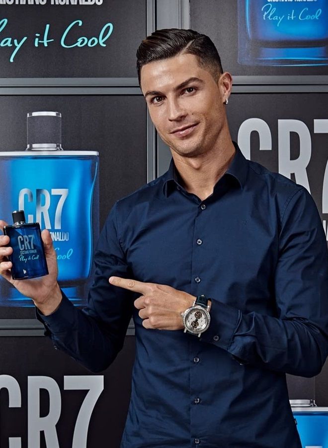 CR7 Play It Cool - Men's Eau de Toilette Spray - Fresh Spicy & Aromatic Fragrance With Notes of Bergamot, Cardamom & Amber - 1.7oz