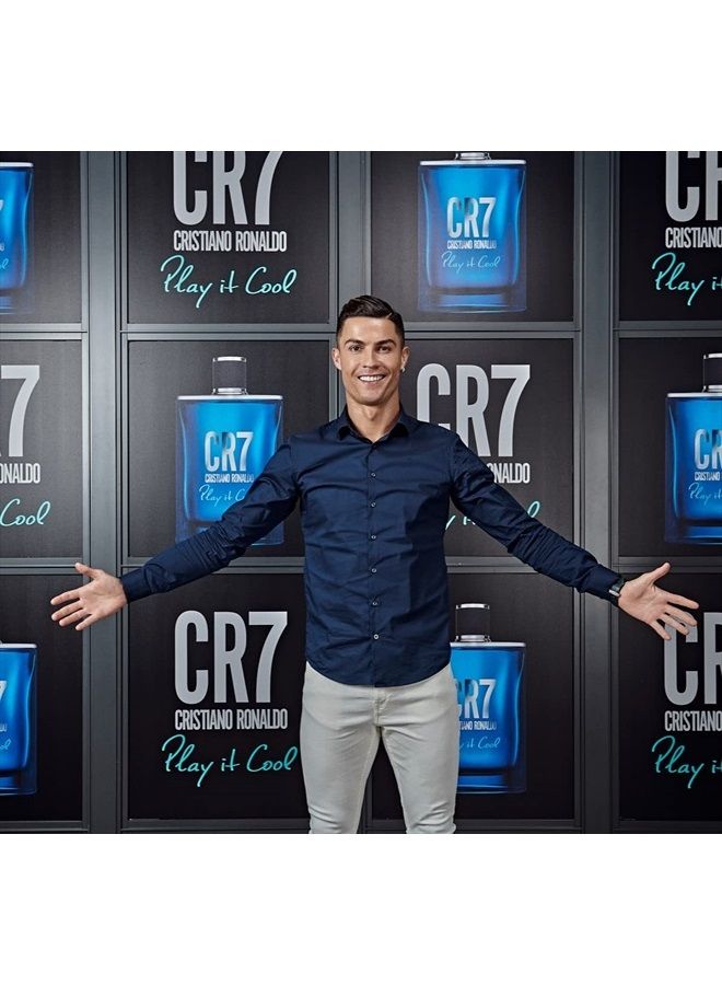 CR7 Play It Cool - Men's Eau de Toilette Spray - Fresh Spicy & Aromatic Fragrance With Notes of Bergamot, Cardamom & Amber - 1.7oz